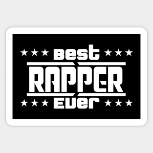 Best Rapper Ever // White Sticker